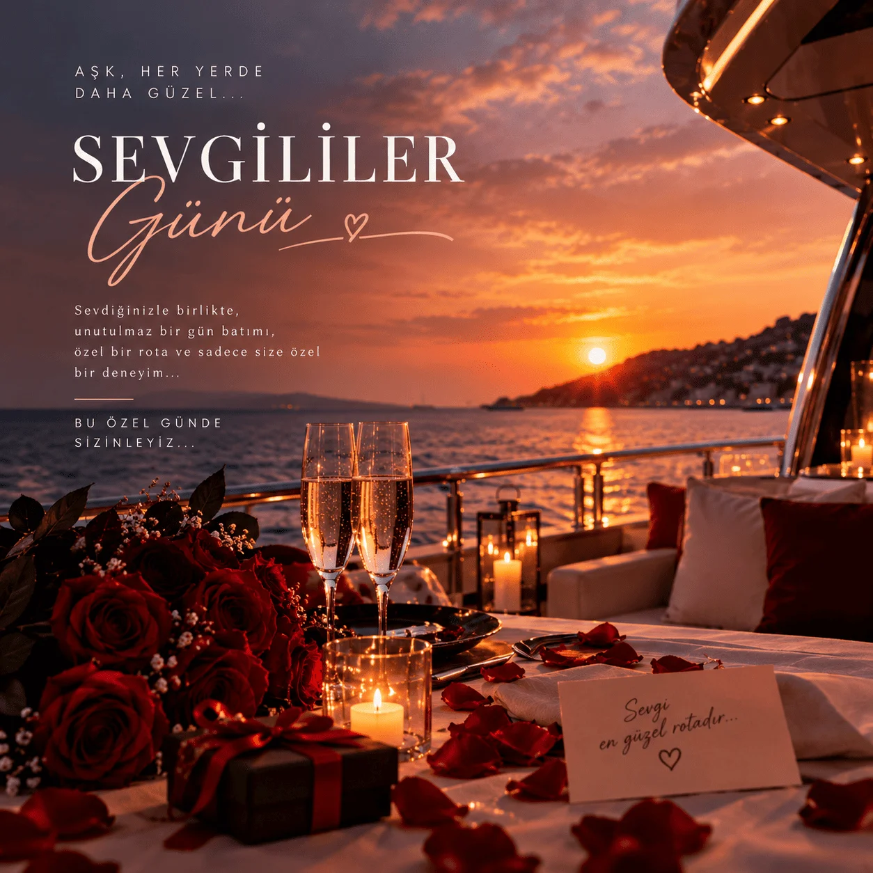 Maya Maria Yachting Sevgililer günü yat turu